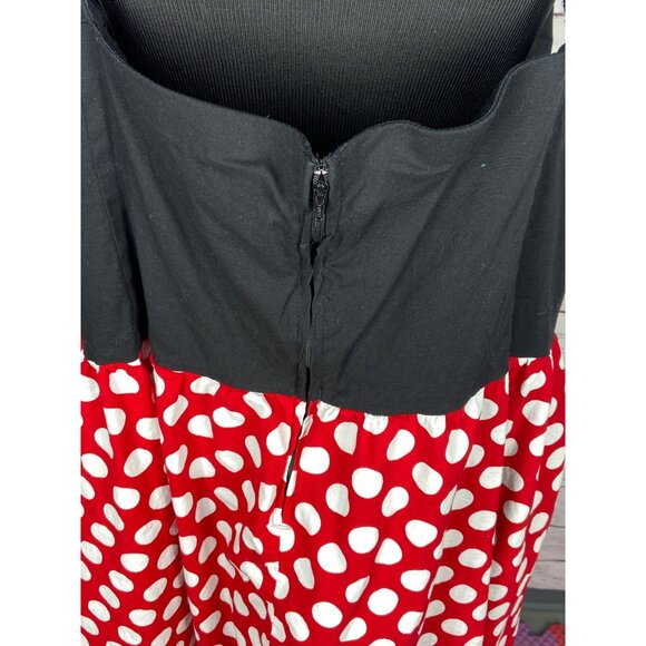 Torrid Minnie Mouse Red Polka Dot Ladies Dress Halloween Costume Size 30 - Picture 4 of 7